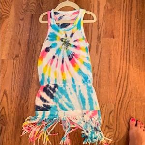 Girls tye dye dress